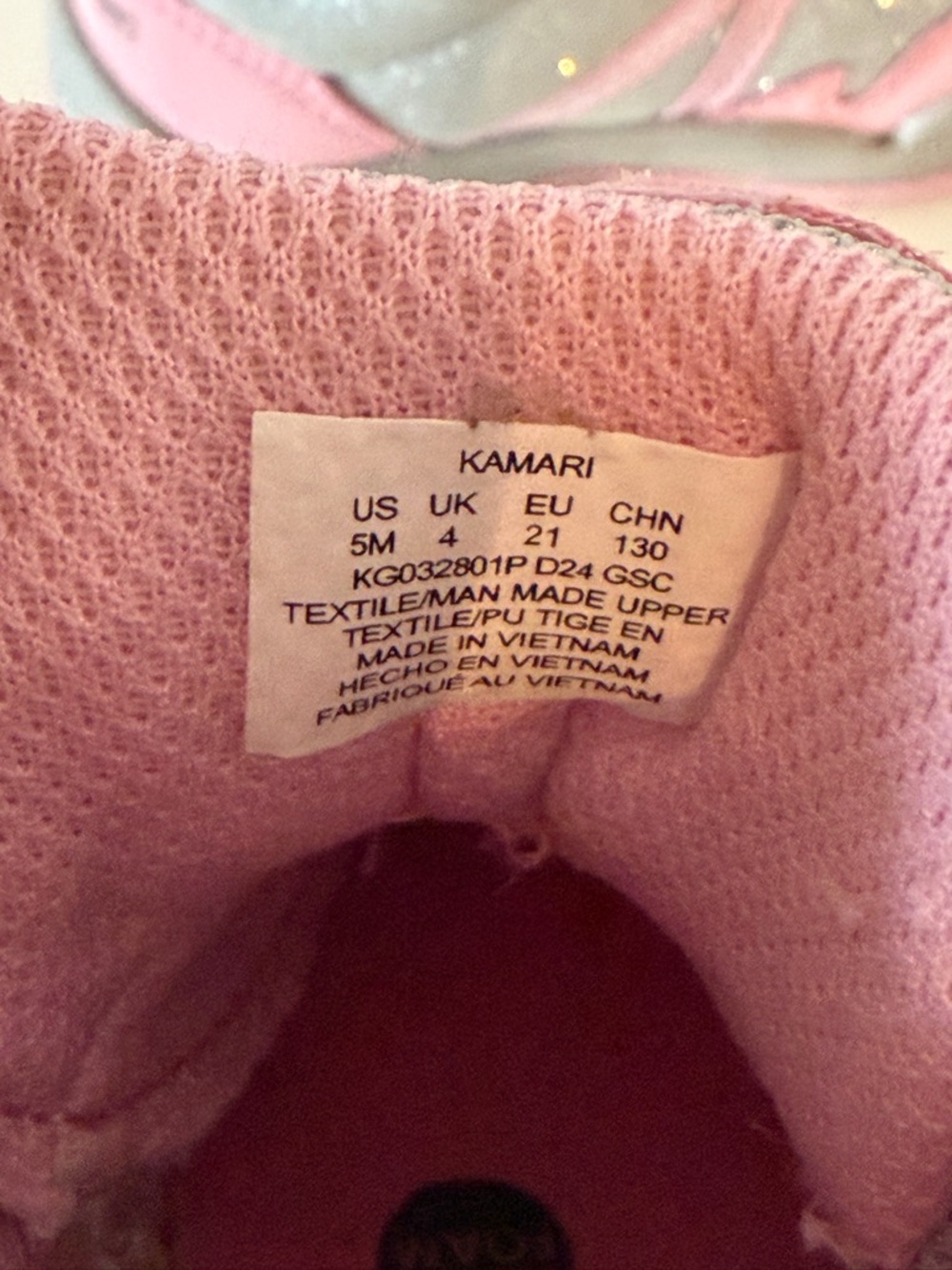 Stride Rite Pink and Gray toddler girl Hiker Boots - Picture 4 of 4